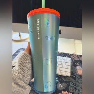 Starbucks Iridescent Blue-Green Tumbler